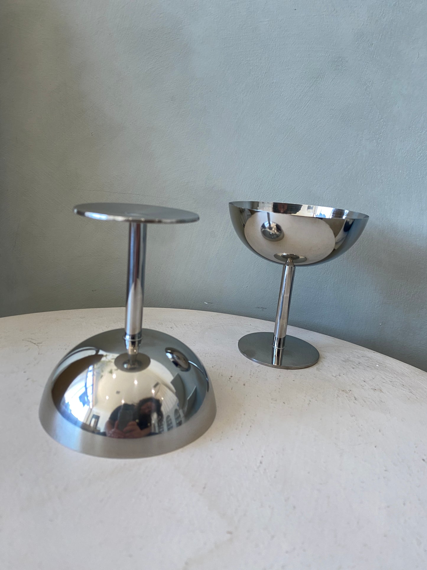 Stainless steel dessert cups