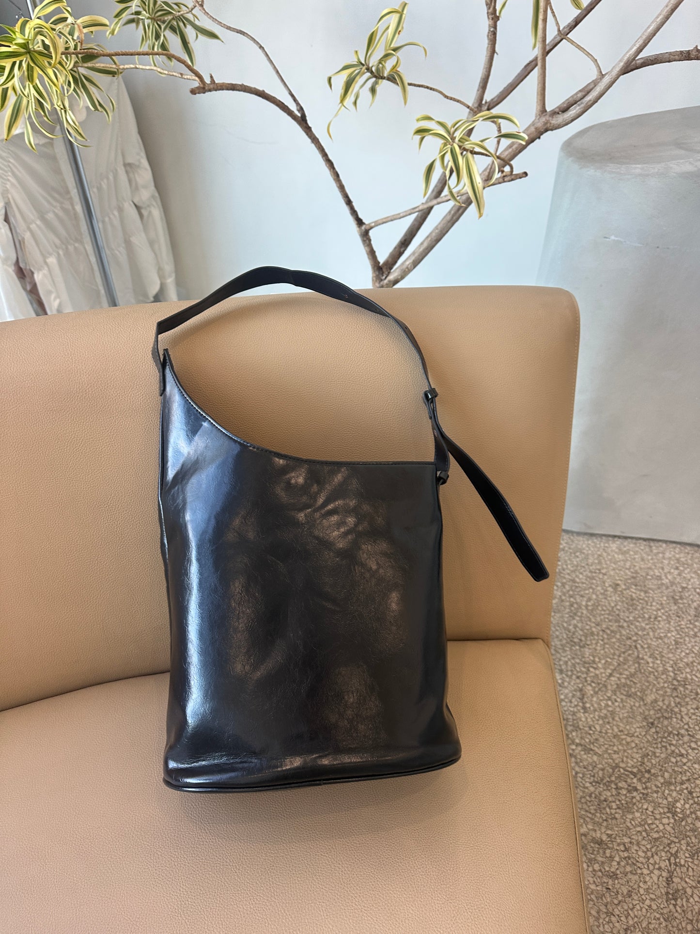 Asymmetrical Studded Bag