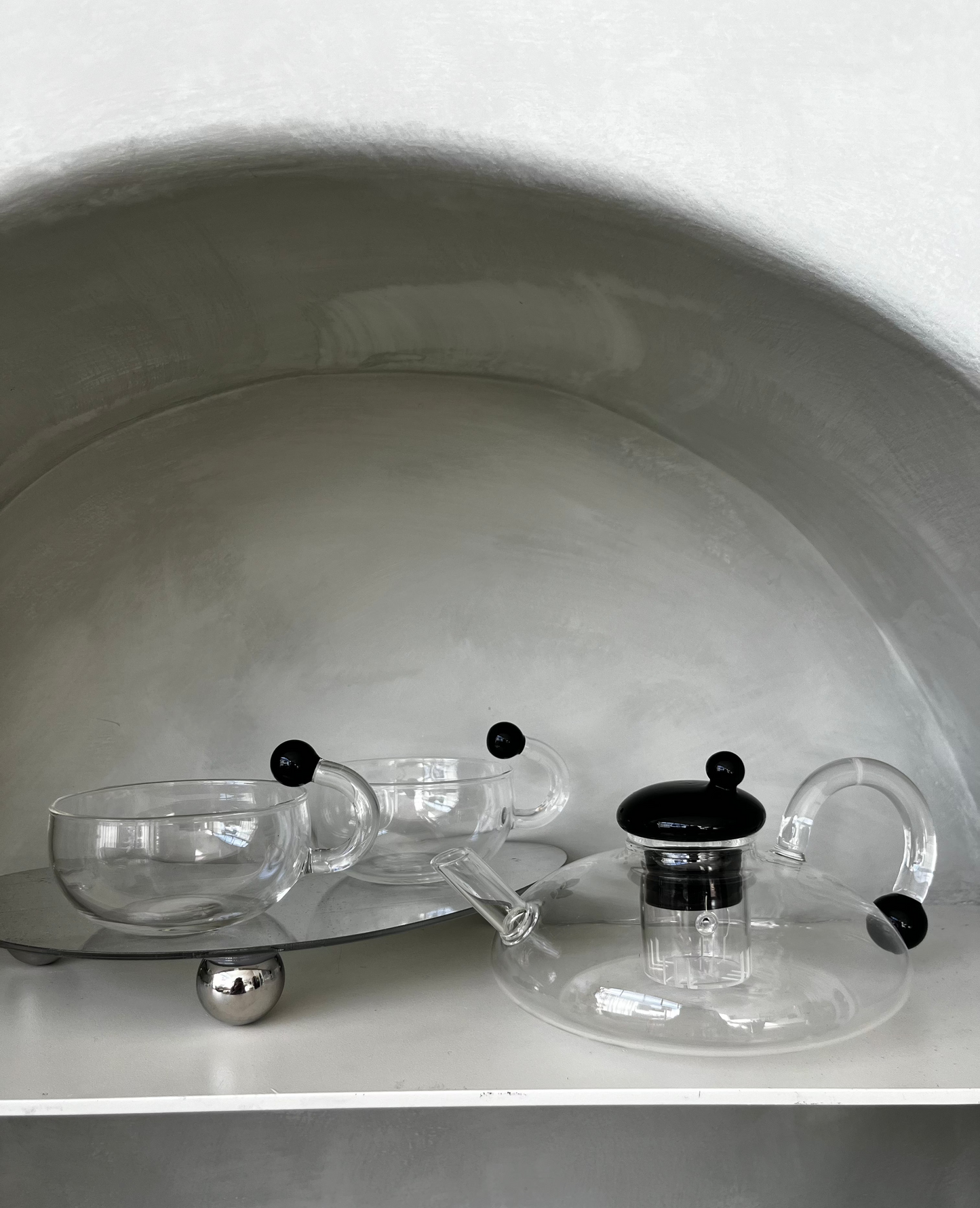 Vintage Deco Glass tea/coffee set