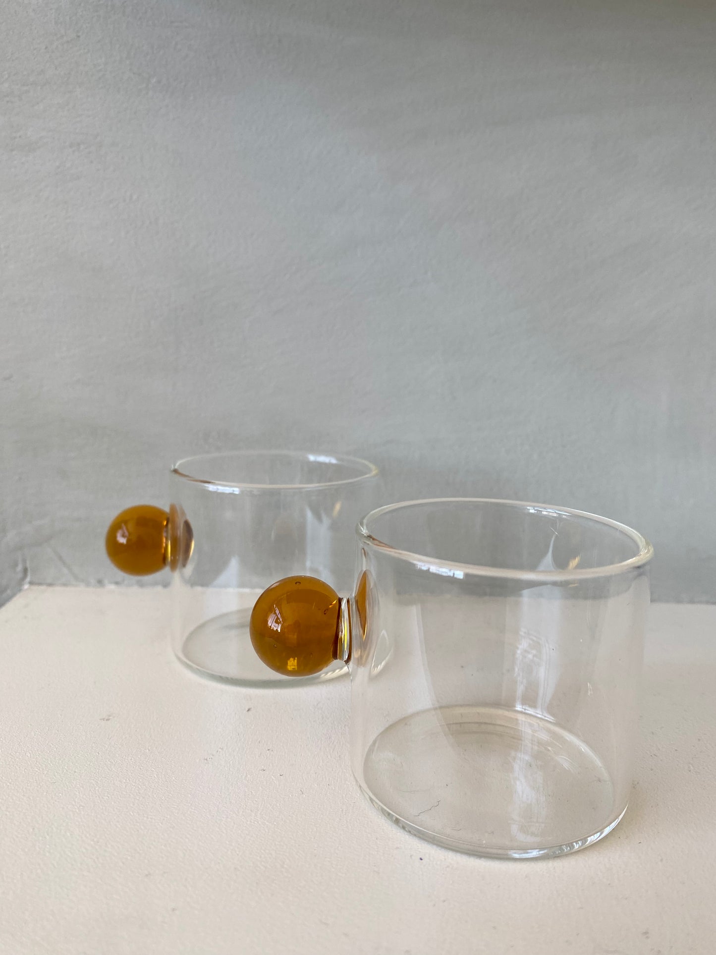 Glass Espresso Cups (set of 2)
