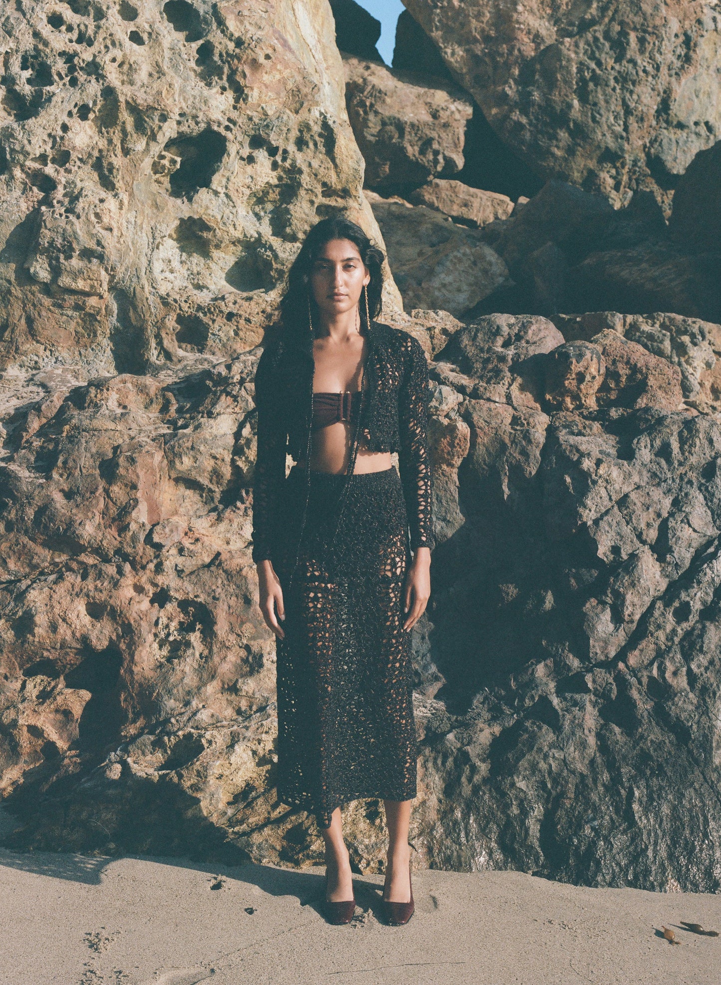 Soha Lace Crochet Cardigan-Pari Desai