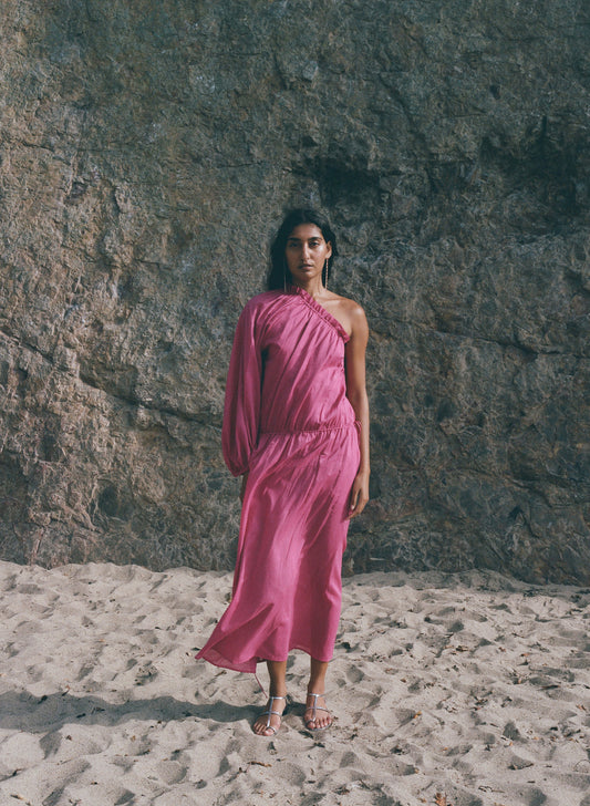 Soleil Dress Persian Rose-Pari Desai