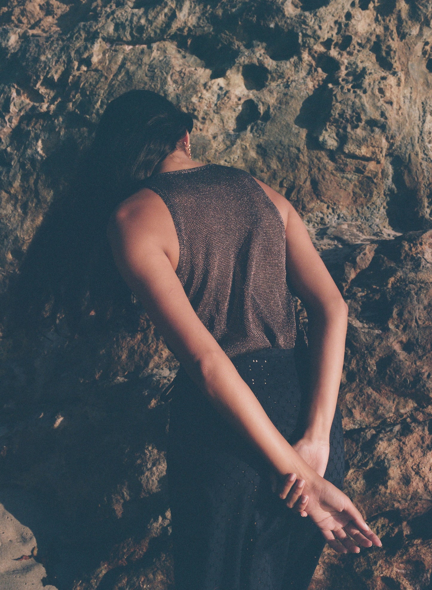 Zian Metallic Tank-Pari Desai