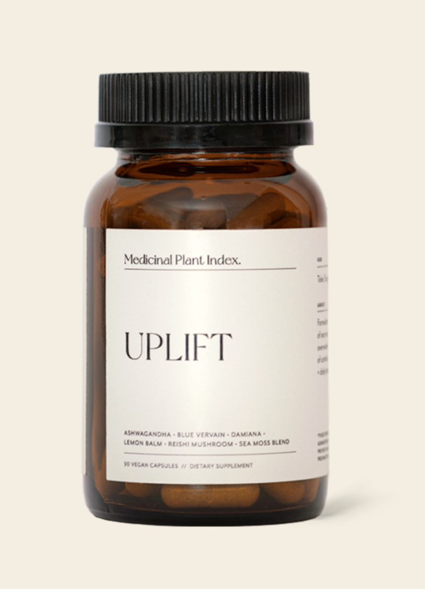 Medicinal Plant Index Uplift Nervous System Support