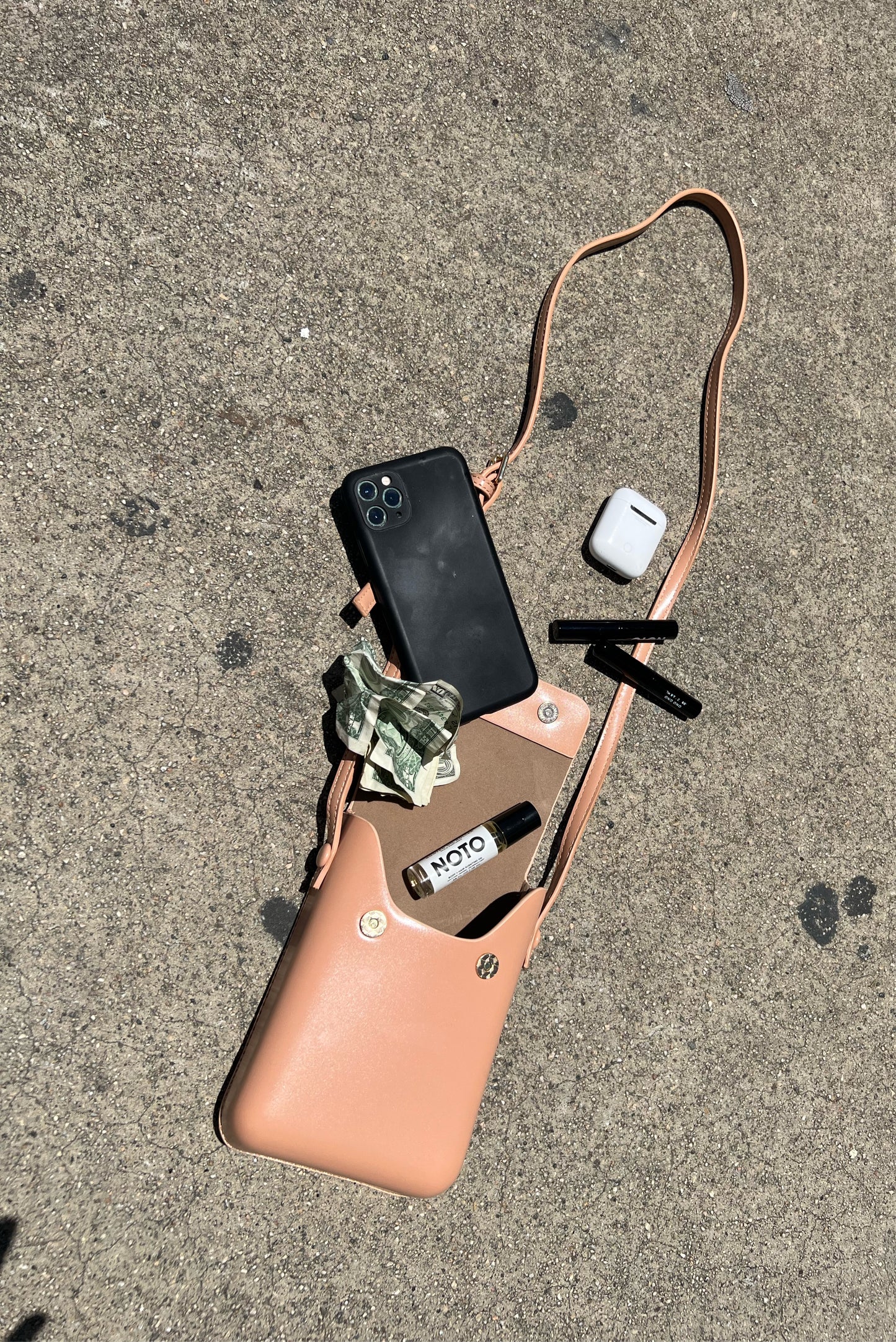 Vegan Leather Envelope Bag