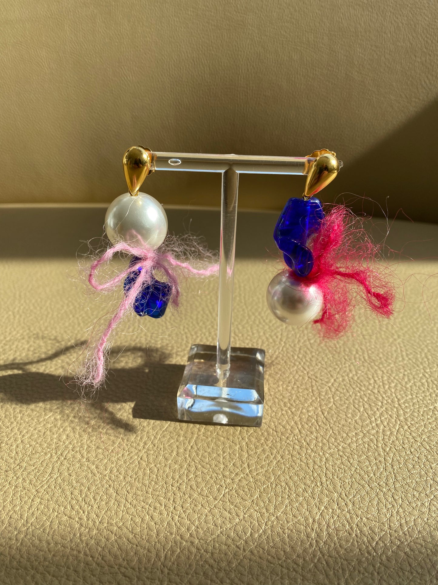 KARO KORU Pearl Mohair Earrings
