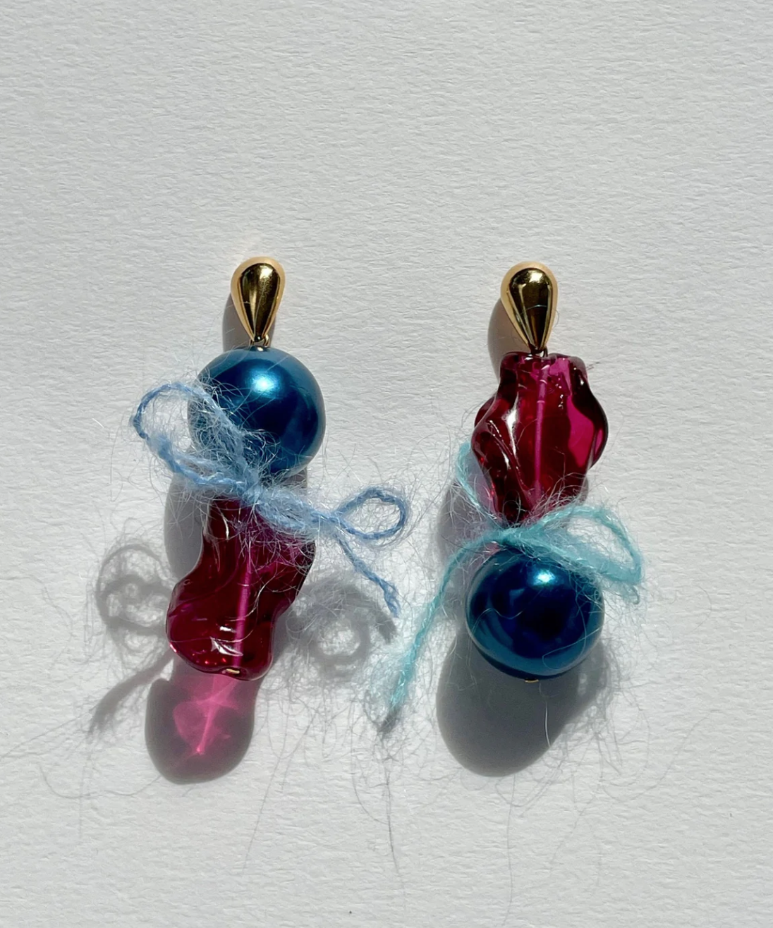 KARO KORU Pearl Mohair Earrings