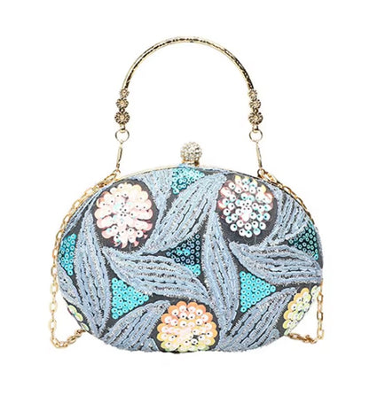 Sequin Clutch Crossbody Bag