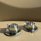 stainless steel espresso cup set