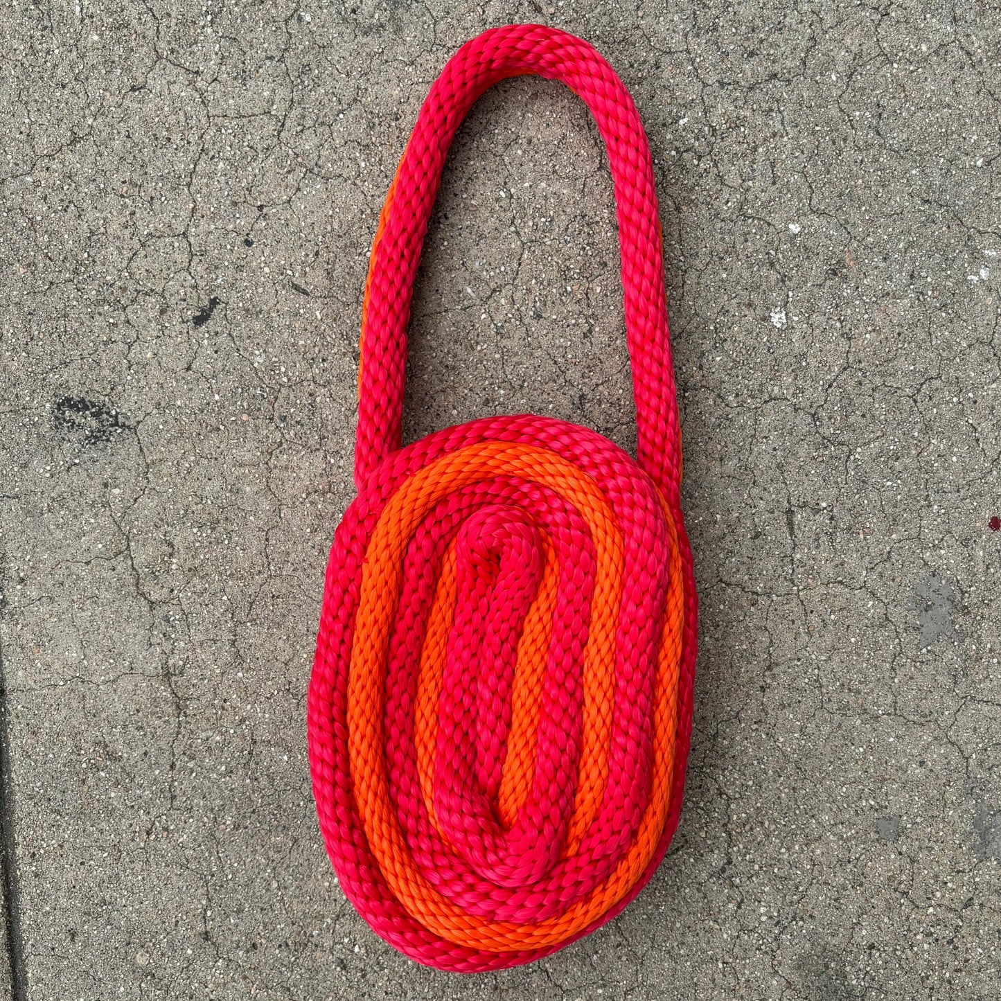 Orange & Red Mini Mikado Handbag  by MÅLA Studio