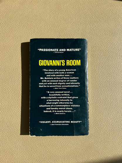 James Baldwin "Giovanni's Room" Black Cover