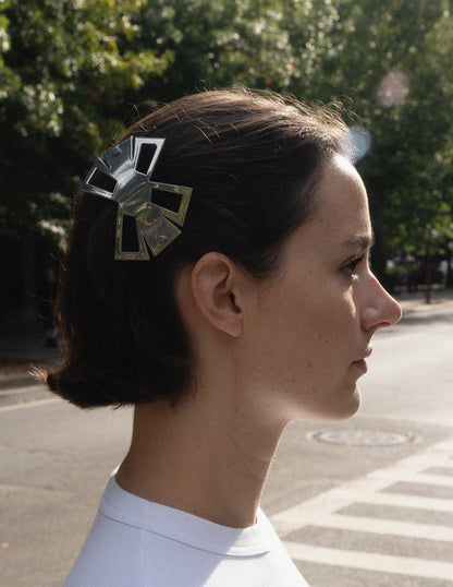 Madison Seidman - Barrette 04 in Chrome