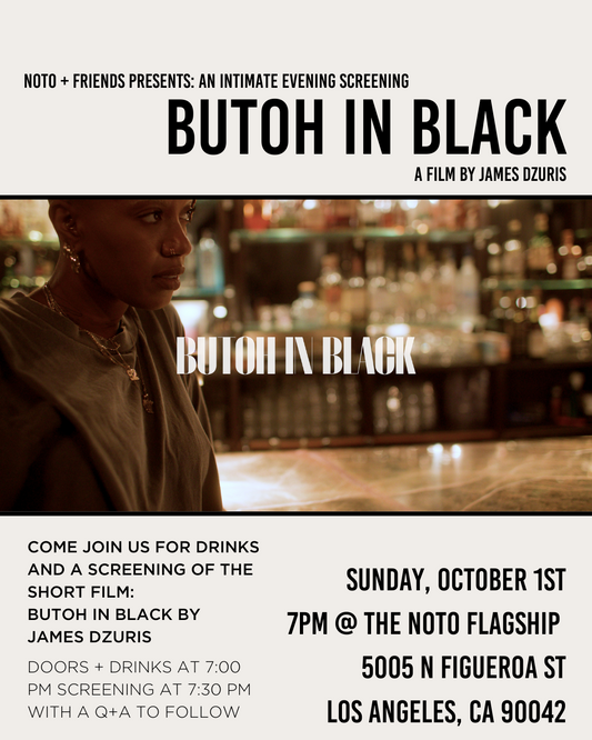 NOTO + FRIENDS PRESENTS: BUTOH IN BLACK, A FILM BY JAMES DZURIS
