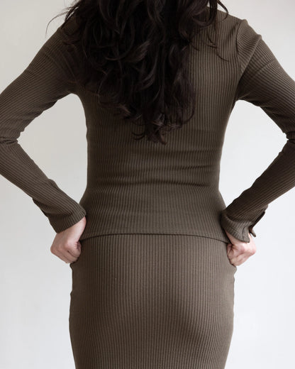 Pari Desai- Cassatt Ribbed Knit Cardigan