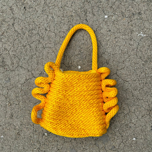 Yellow Curly Wurly Handbag  by MÅLA Studio