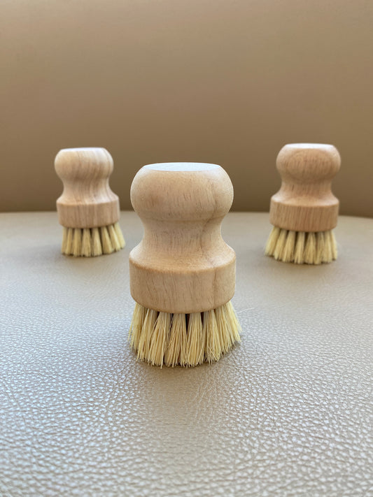 Bamboo Handle Dish Scrubber