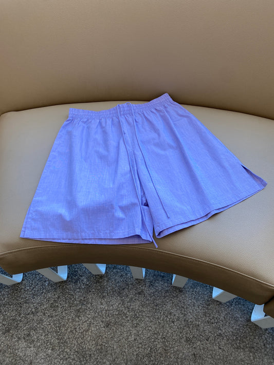 Lily Forbes Italian cotton short in lilac