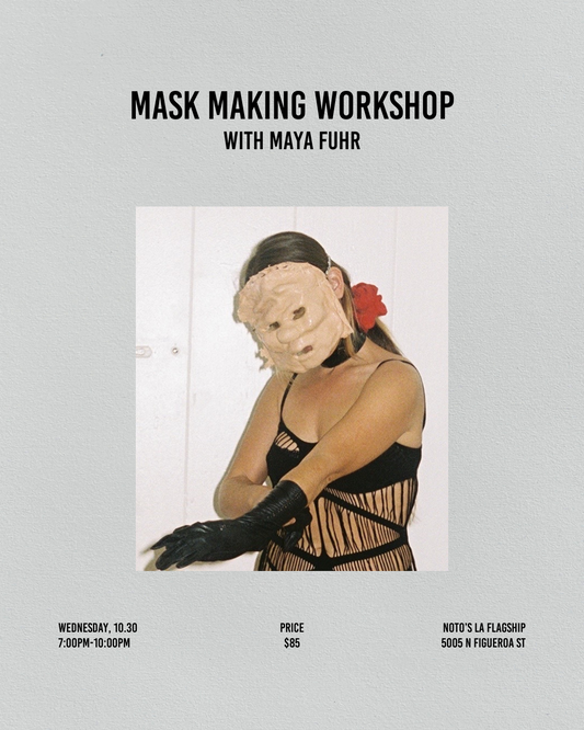 Mask making workshop with Maya Fuhr