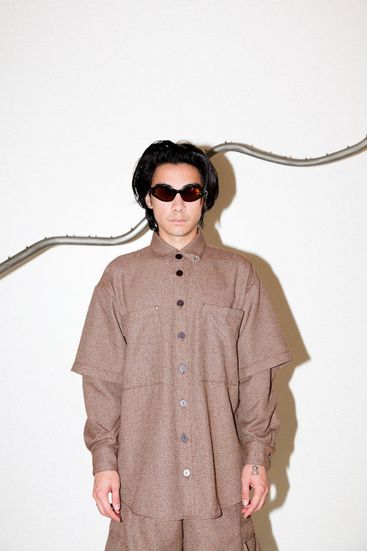 KKCo Pierced double button down