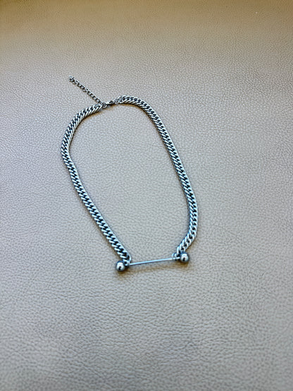 Pierced Chain Necklace