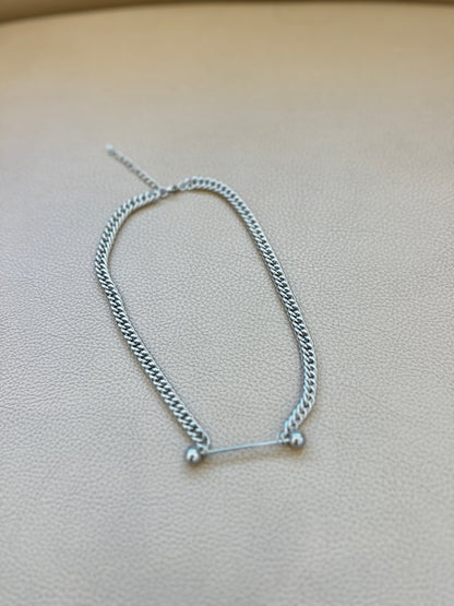 Pierced Chain Necklace