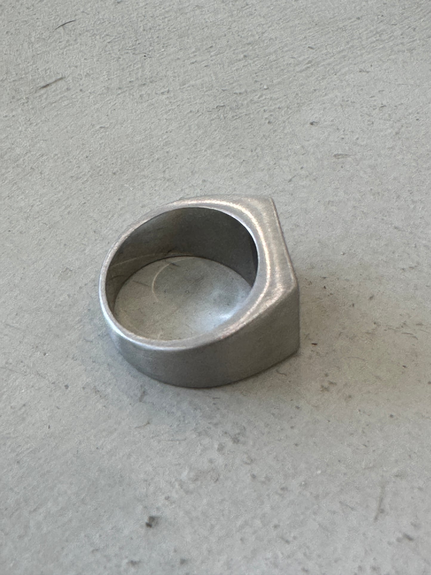 Blue stone Signet ring - Stainless Steel
