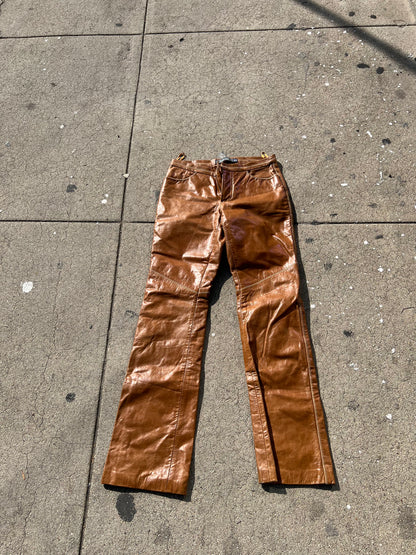 Bootcut Vintage Y2K Leather Pants