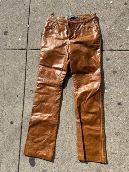 Bootcut Vintage Y2K Leather Pants