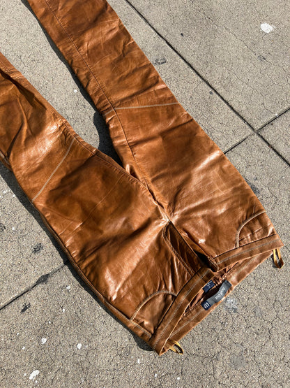 Bootcut Vintage Y2K Leather Pants