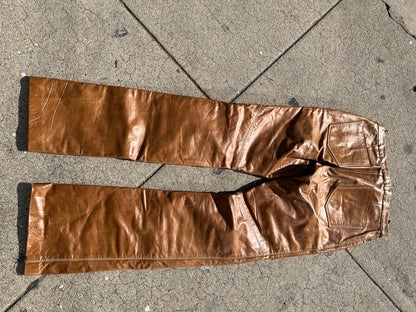 Bootcut Vintage Y2K Leather Pants