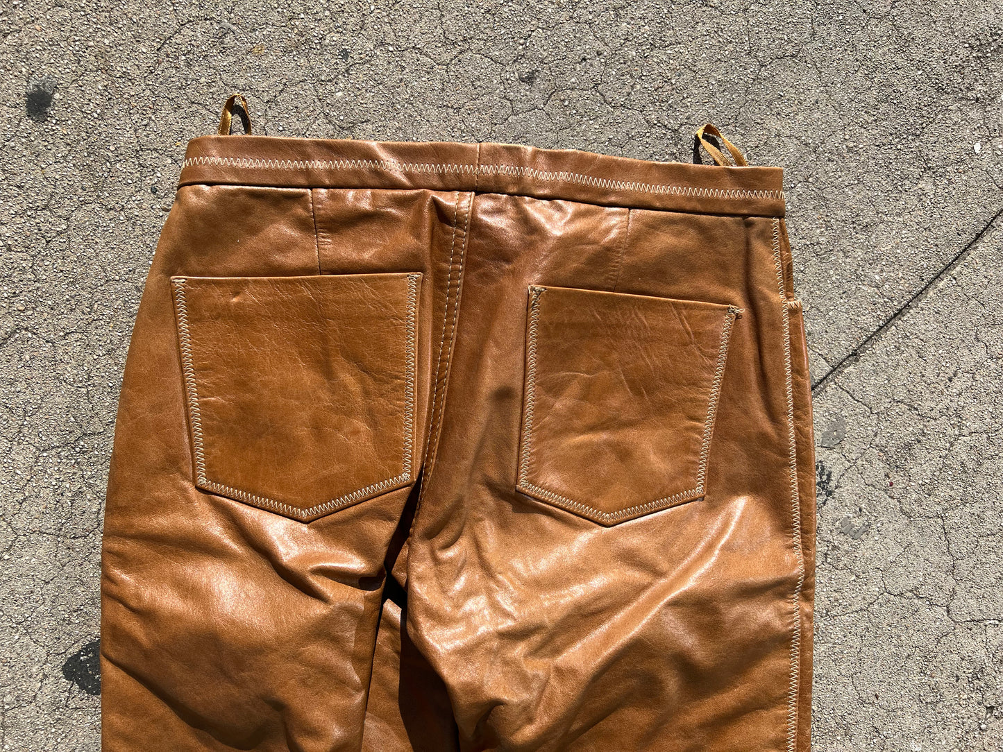 Bootcut Vintage Y2K Leather Pants