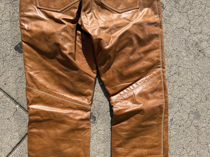 Bootcut Vintage Y2K Leather Pants