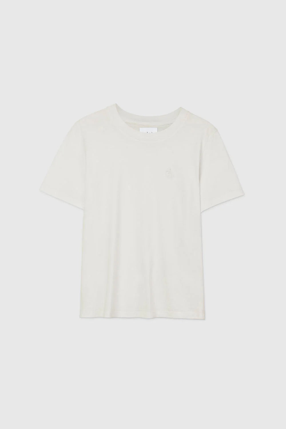 Essential organic cotton T-shirt in soft white