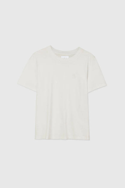 Essential organic cotton T-shirt in soft white