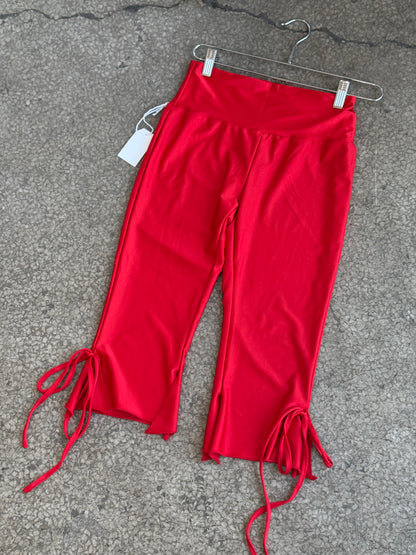 Stretch tie capri Pants