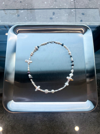Pearl & Labradorite Necklace - Jihye
