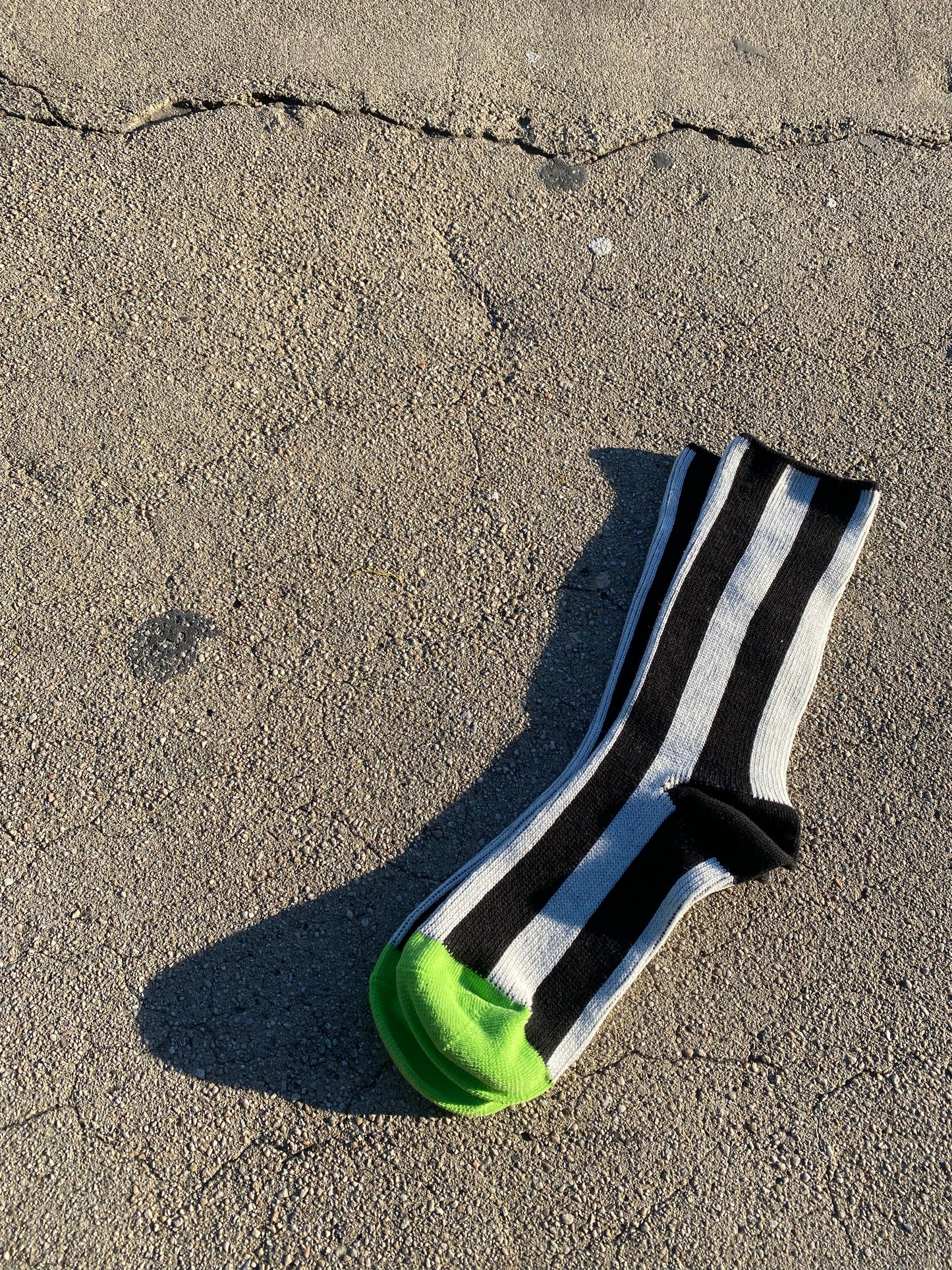Color Blocked Stripe Socks