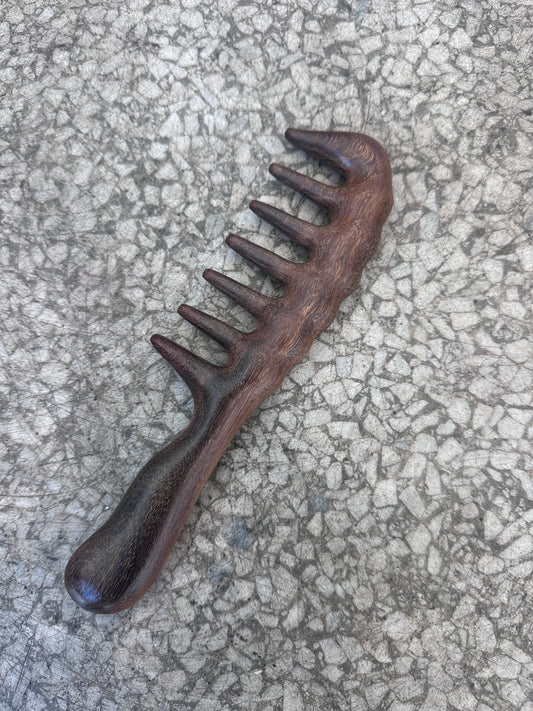 Wood Tooth Massage and Pressure Point Comb