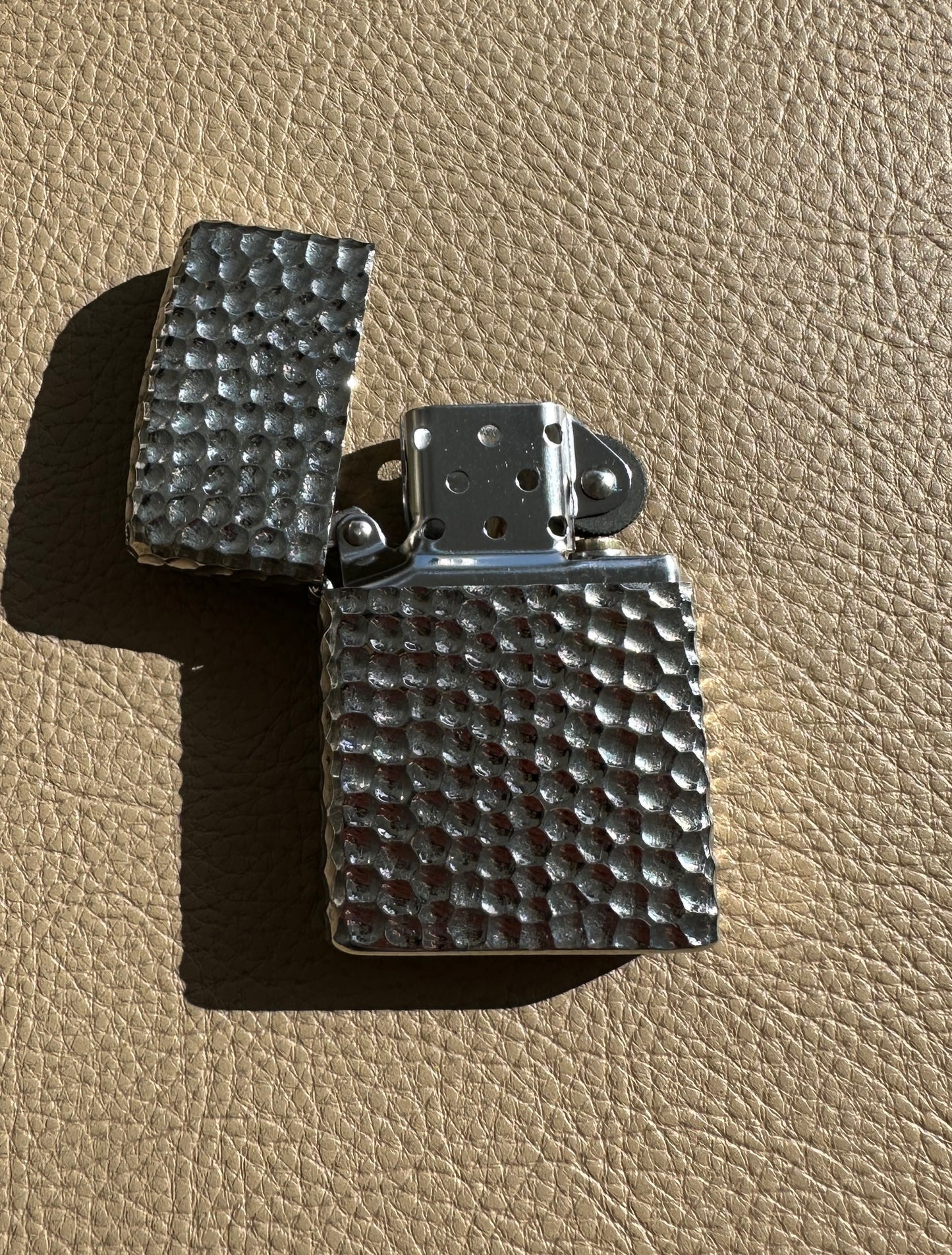 Textured Silver Lighter