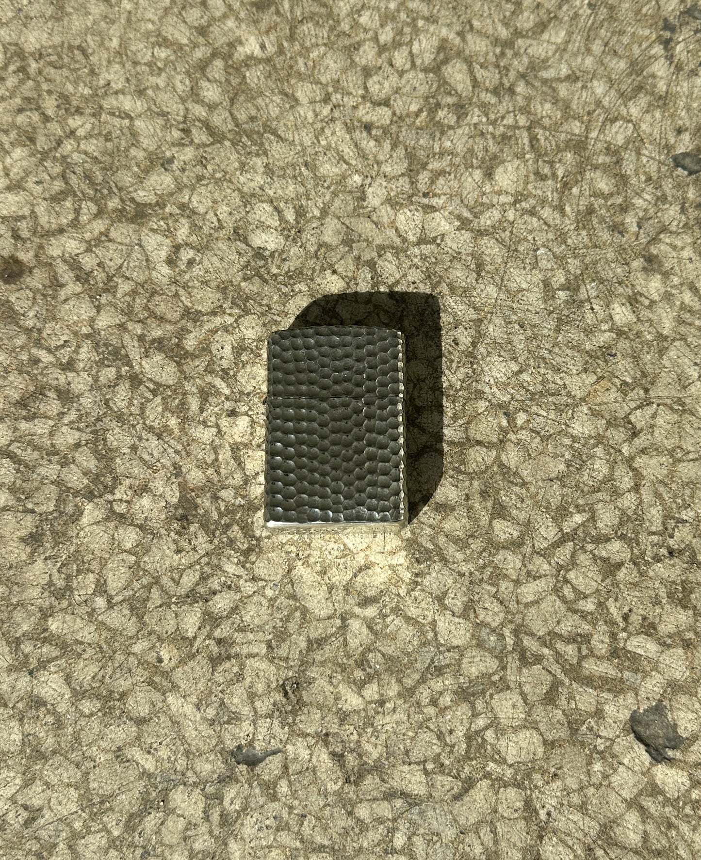 Textured Silver Lighter