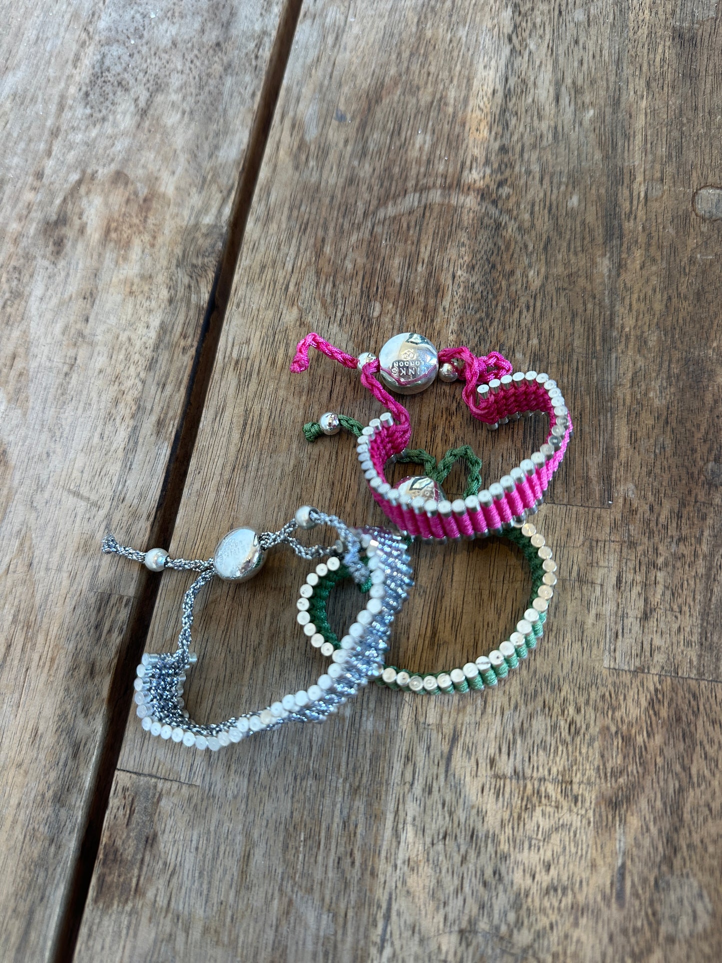 Silver Beaded Bracelet (3 colors)