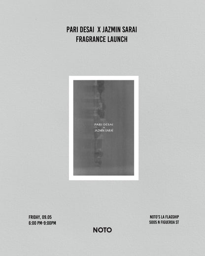 Pari Desai x Jazmin Sarai Fragrance Launch