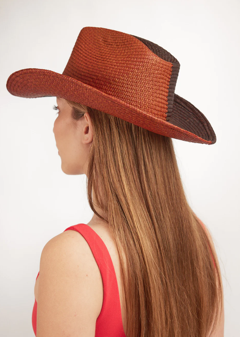 Clyde Two-Tone Cowboy Hat in Lava Rock