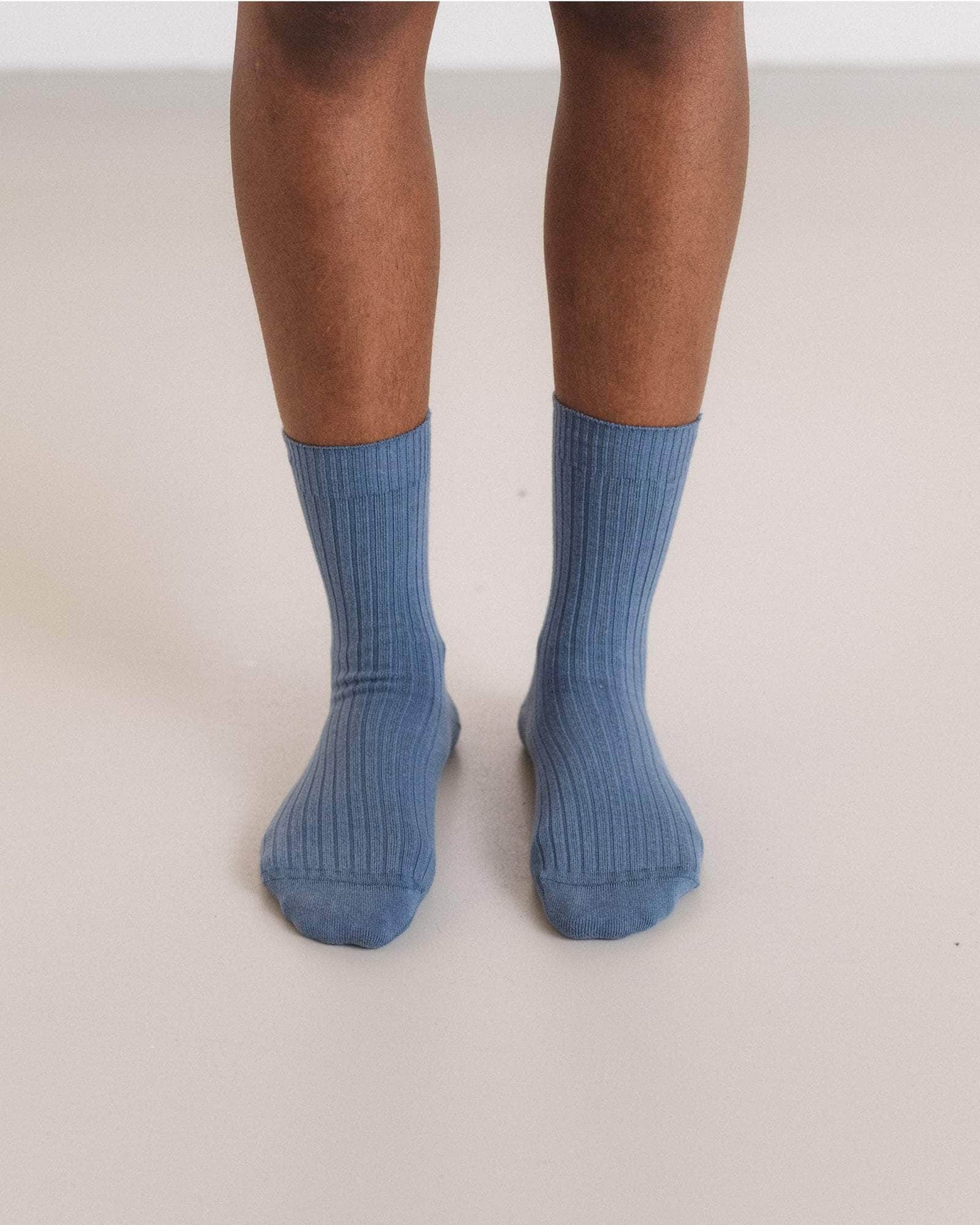 Baserange Rib knit overankle sock