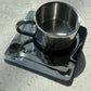 Brutalist Stainless Steel Espresso Cup Set