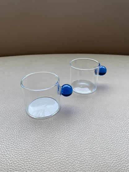 Glass Espresso Cups (set of 2)