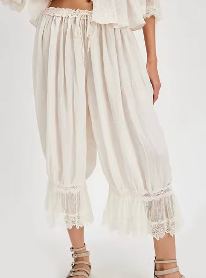 Loose Fit Cropped Bloomers