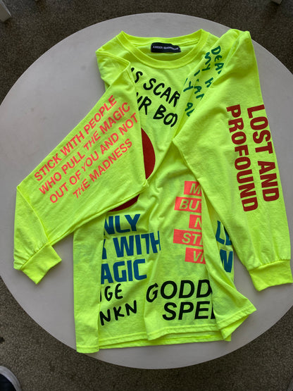 Neon Word Tee V1 by Mars Ibarreche