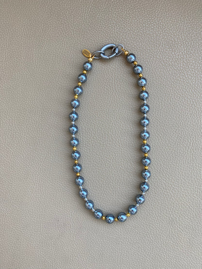 KARO KORU Mixed Metals Pearl Necklace