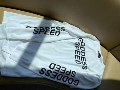 GODDESS SPEED Word Tee by Mars Ibarreche